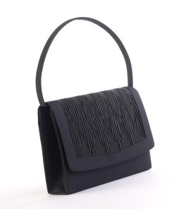 aurora(ファッション) 日本製ブラックフォーマルバッグ bk3アーガイルプチ 2wayクラッチバッグ 冠婚葬祭 黒