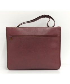 Cartier ビジネス バッグ マストライン レザー ボルドー