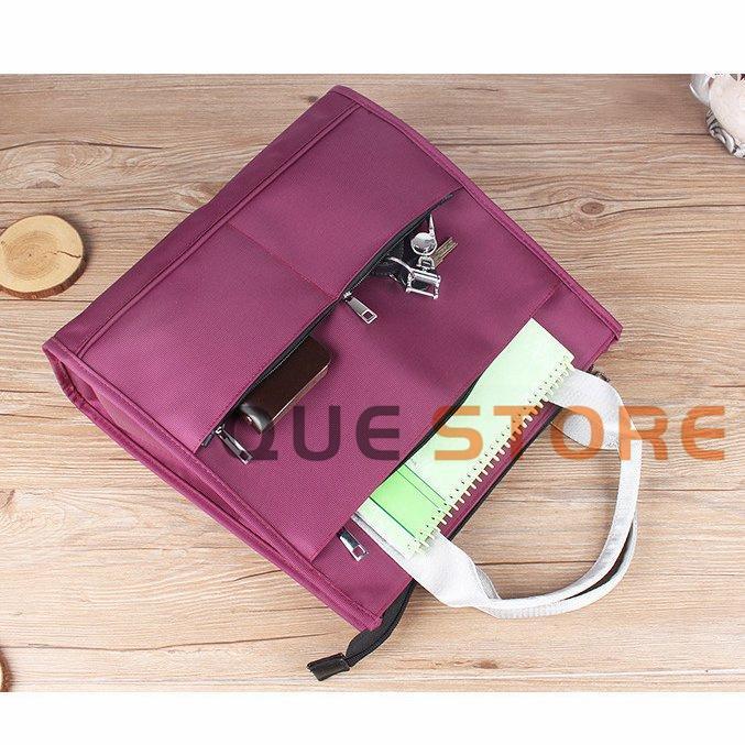 【大特価】ビジネスバッグ トートバッグ レディース メンズ シンプル 撥水 通勤 多収納 仕事用 無地 通勤バッグ キャンバス 帆布 男女兼用 - 画像 (2)