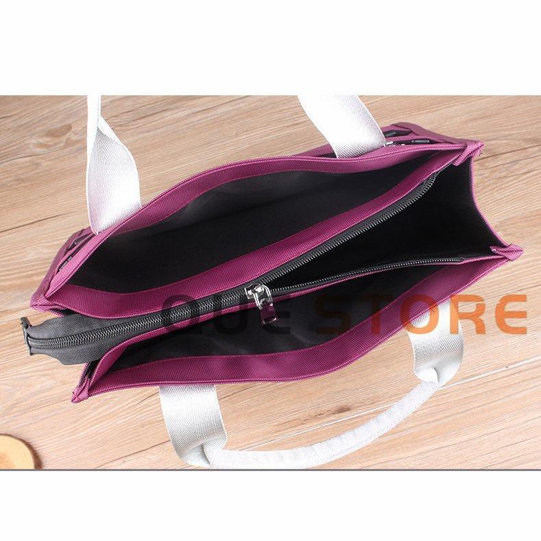 【大特価】ビジネスバッグ トートバッグ レディース メンズ シンプル 撥水 通勤 多収納 仕事用 無地 通勤バッグ キャンバス 帆布 男女兼用 - 画像 (8)